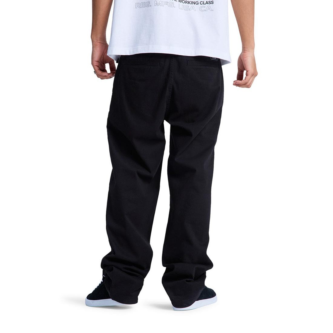 DC Worker Relaxed Chino Pants – Black (SP26)