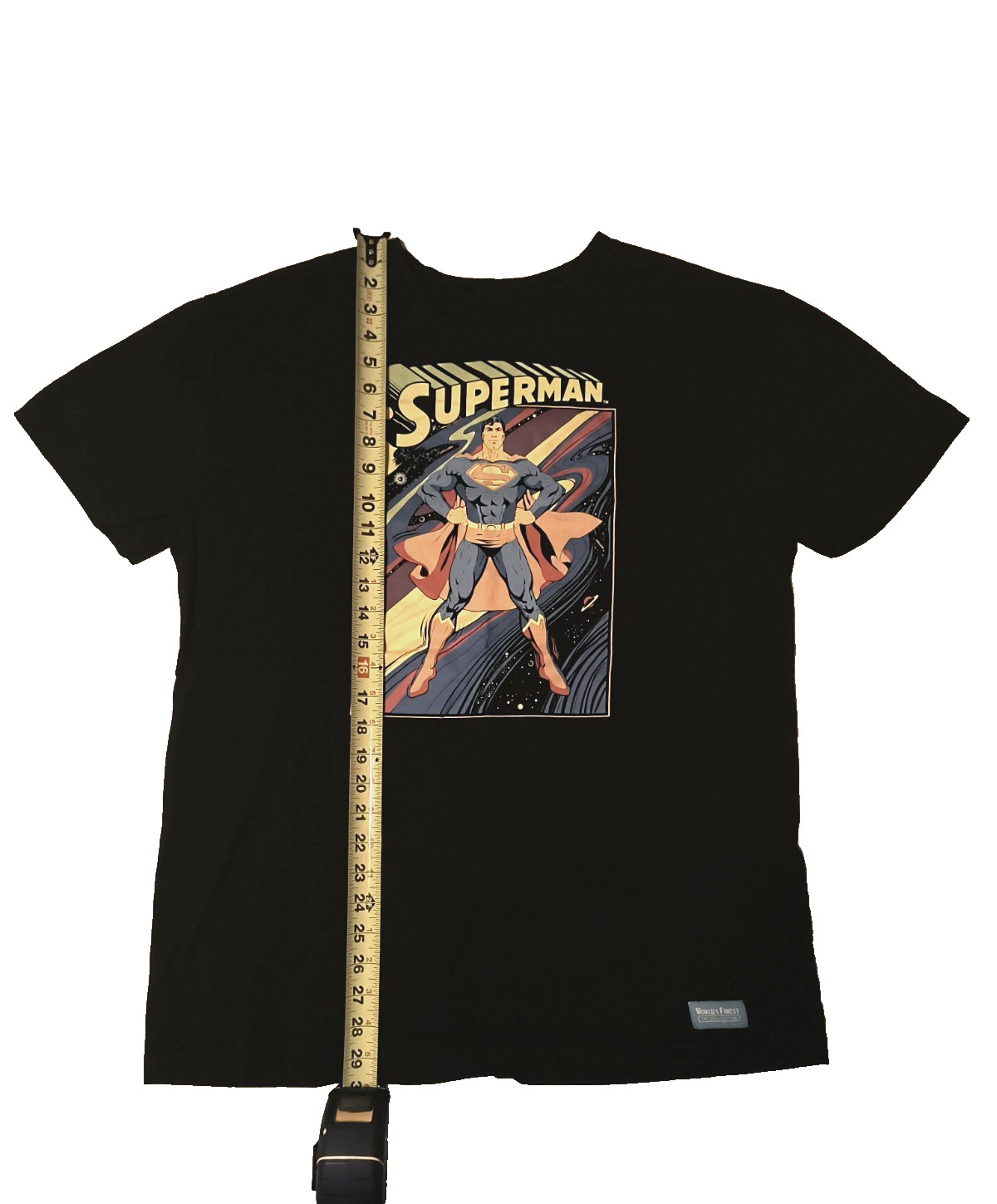 DC Comics Worlds Finest JUSTICE LEAGUE Box SUPERMAN T-Shirt XL