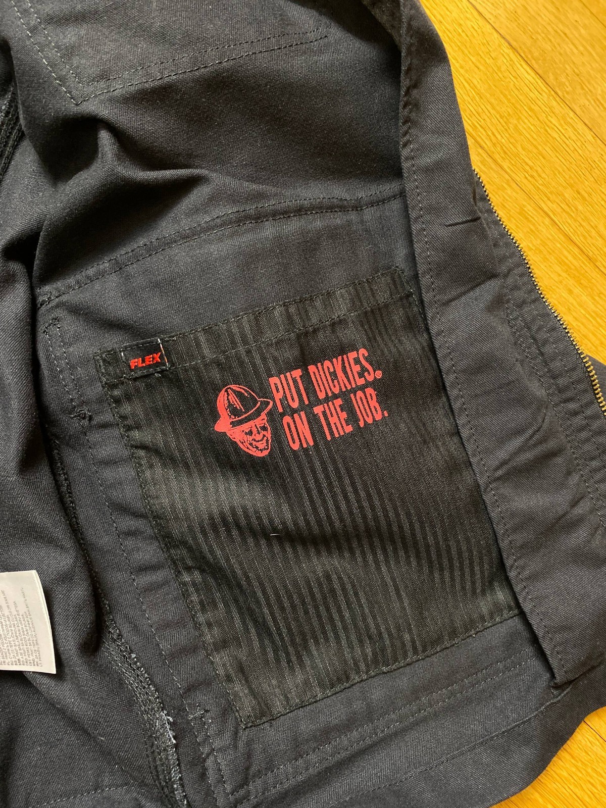 Dickies Insulated Eisenhower Front Zip Jacket – Black, Size L