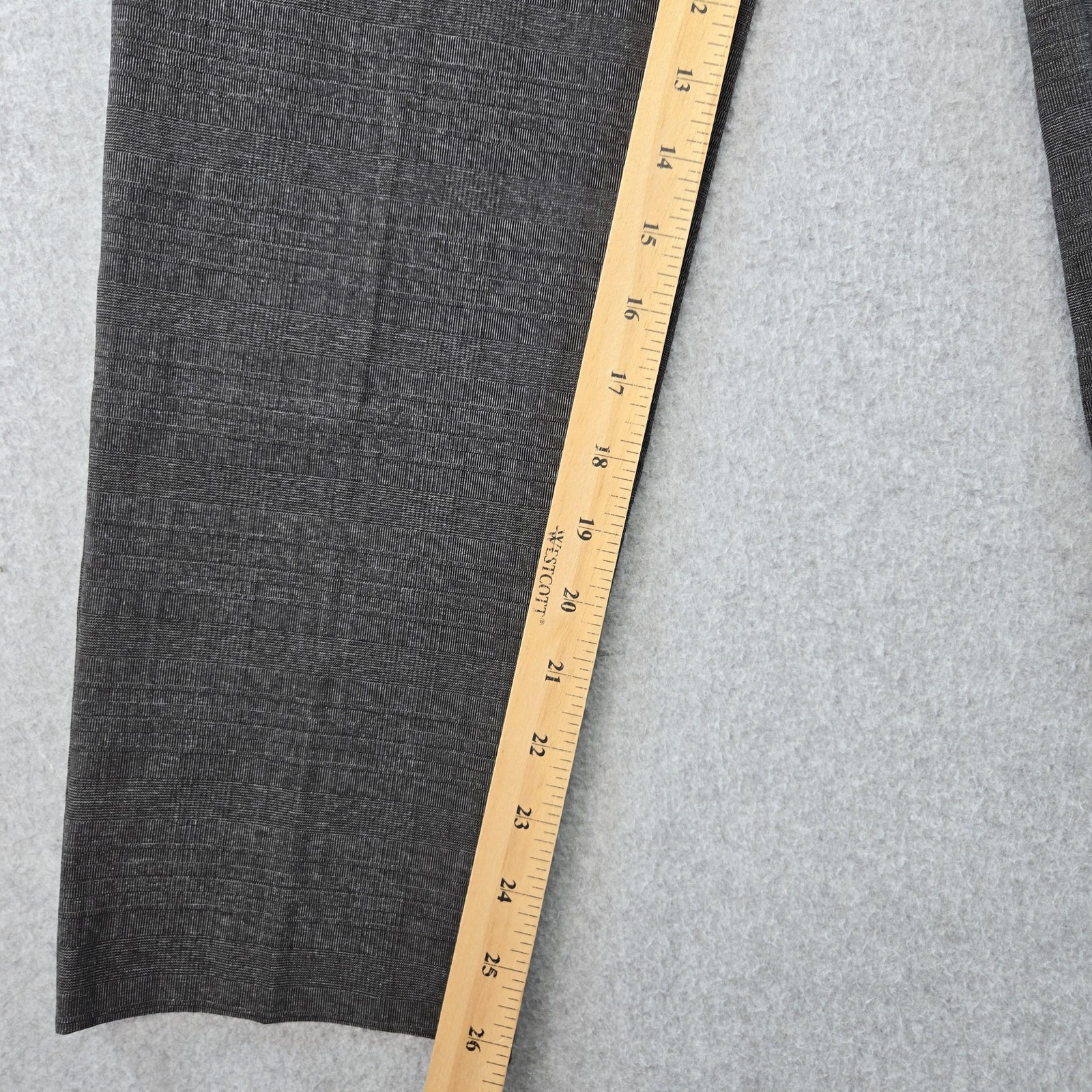 89TH + MADISON Pants Womens M Gray Ponte Ankle Comfort Waist Pull On Pockets