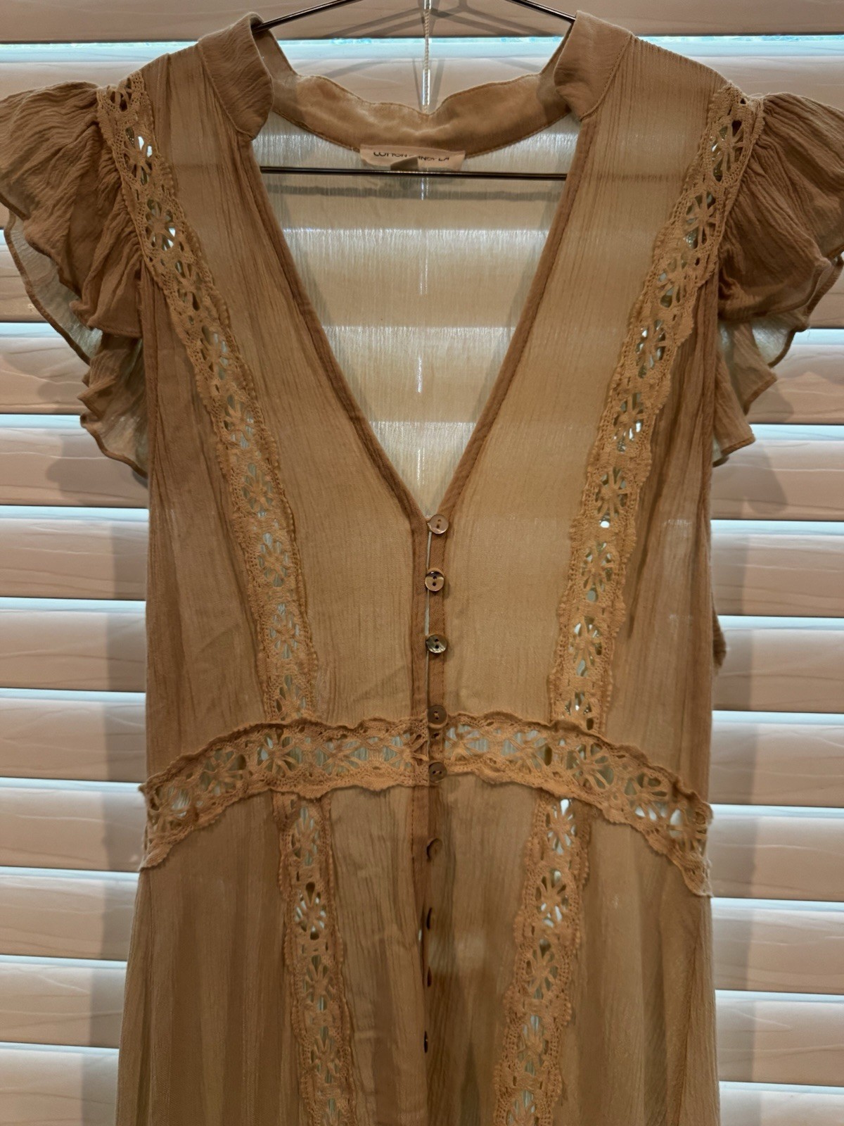 Womens Coverup Maxi Top Dress Layer S Crochet Sheer Bohemian Hippie Festival