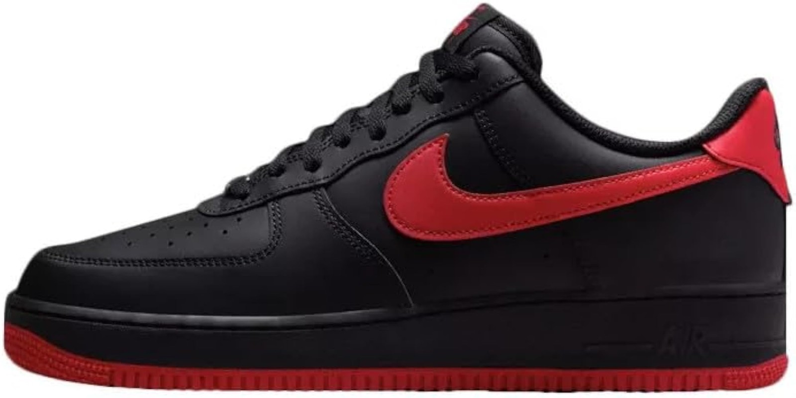 Nike Air Force 1 – Black/University Red/Black – 08.0