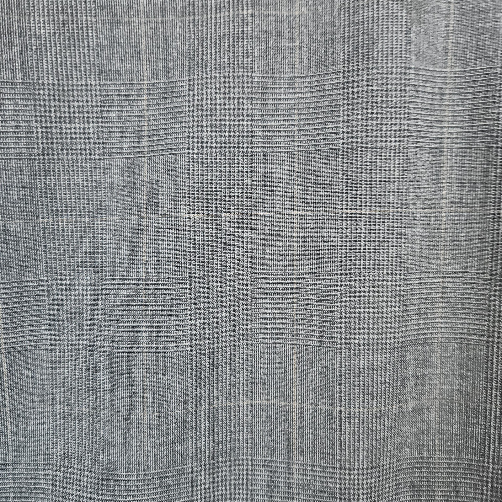 Chaps Ralph Lauren Men’s Blazer Size 44R Dark Gray Windowpane 100% Wool 2-Button