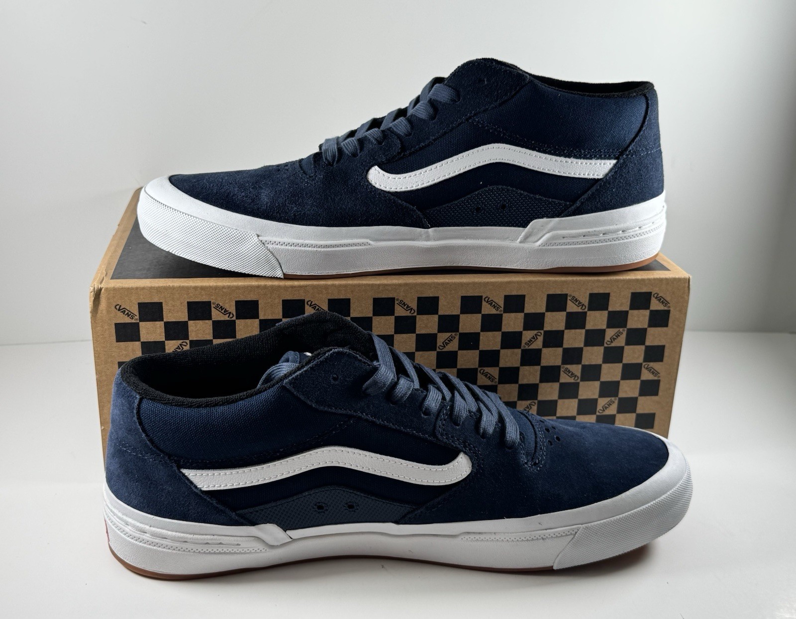 Vans Bmx Style 114 Sneakers Men’s Size 10.5 Navy/White VN0A2Z3VNAV