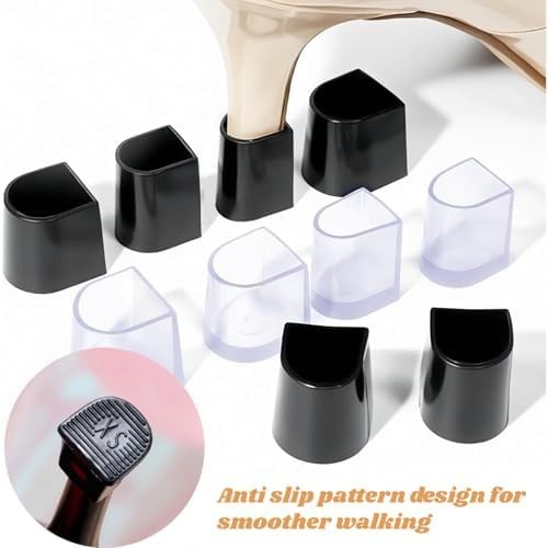 20 Pcs Heel Caps for High Heels, Heel Covers for High Heel Shoes, 5 Sizes Heel