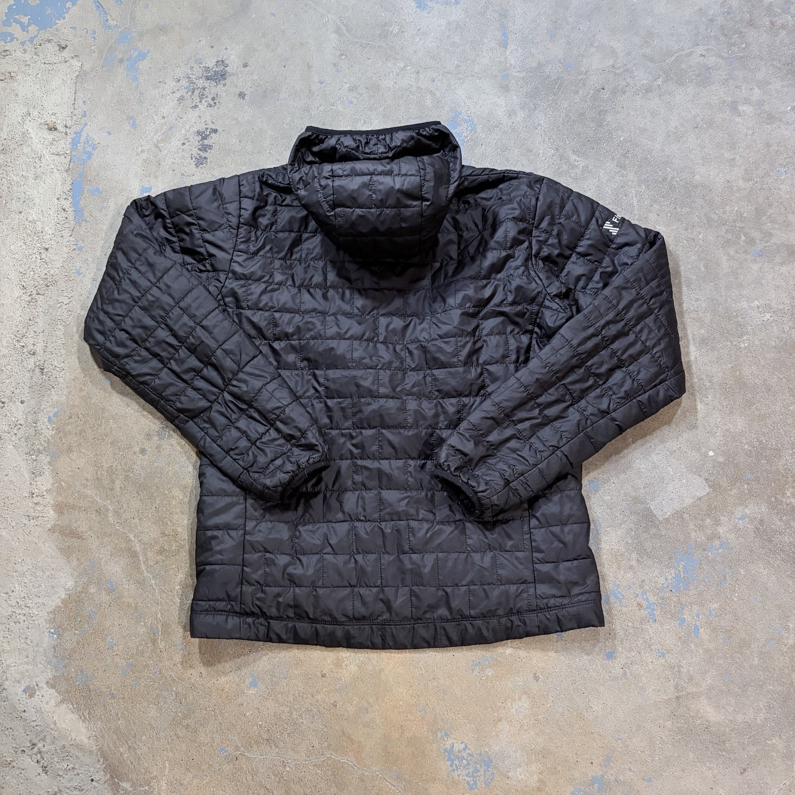Patagonia Nano Puff Hoody Jacket Men M Black Insulated Hooded Company Logo