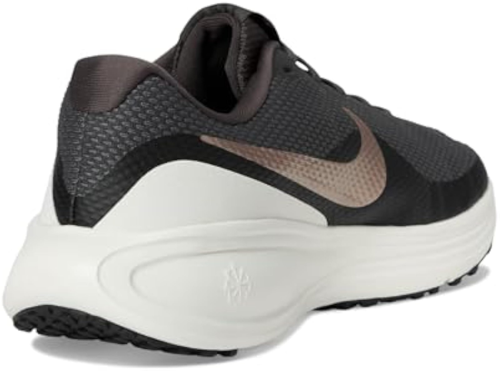 Nike Womens Revolution 8 White/Black/Metallic Gold 5.5 Medium – White/Black/Meta