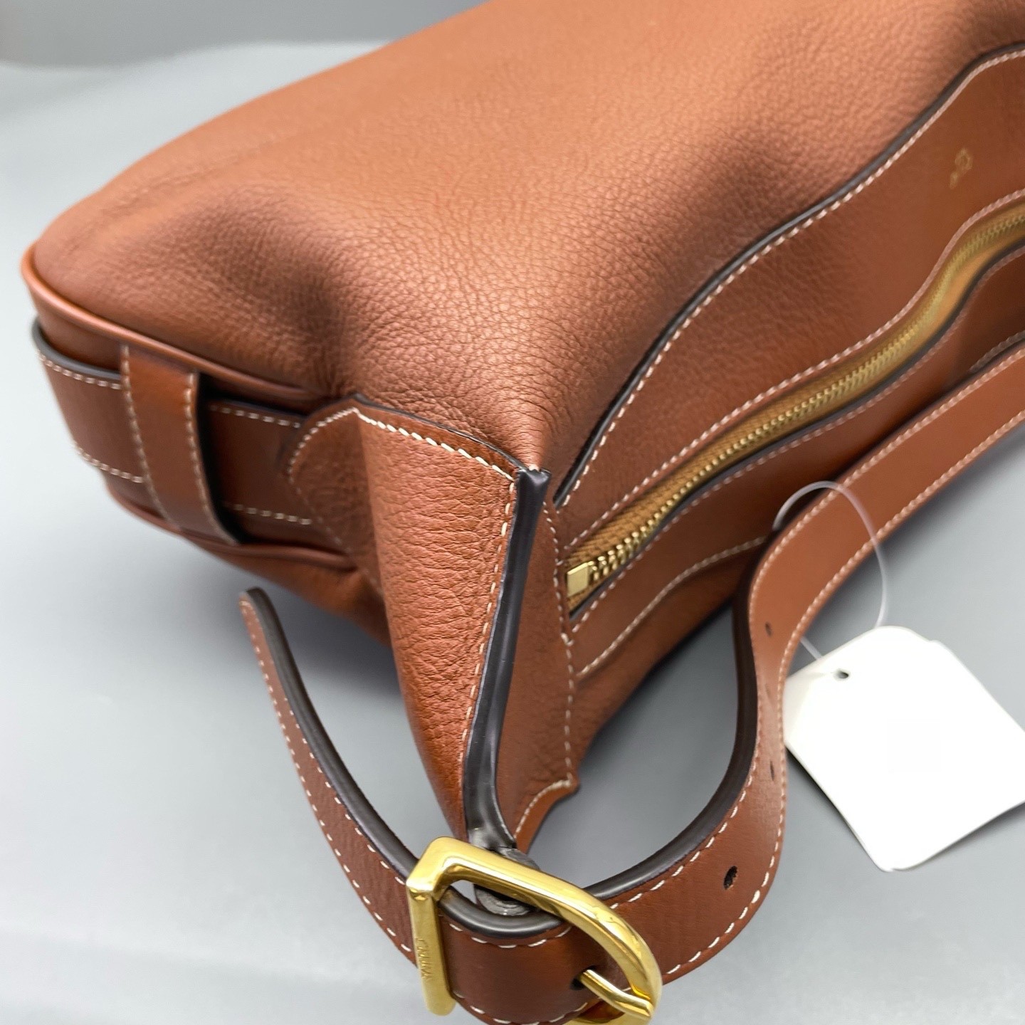 Celine Pre-Owned Authentic Underarm Bag Caramel 35*20*6cm