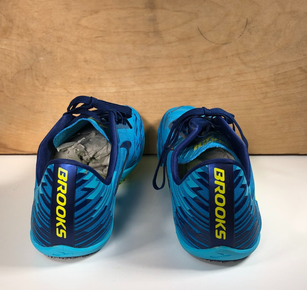 Brooks Mens Size 12.5 Carpe Runem Mach 18 Track Spikeless Shoes 1102381D453