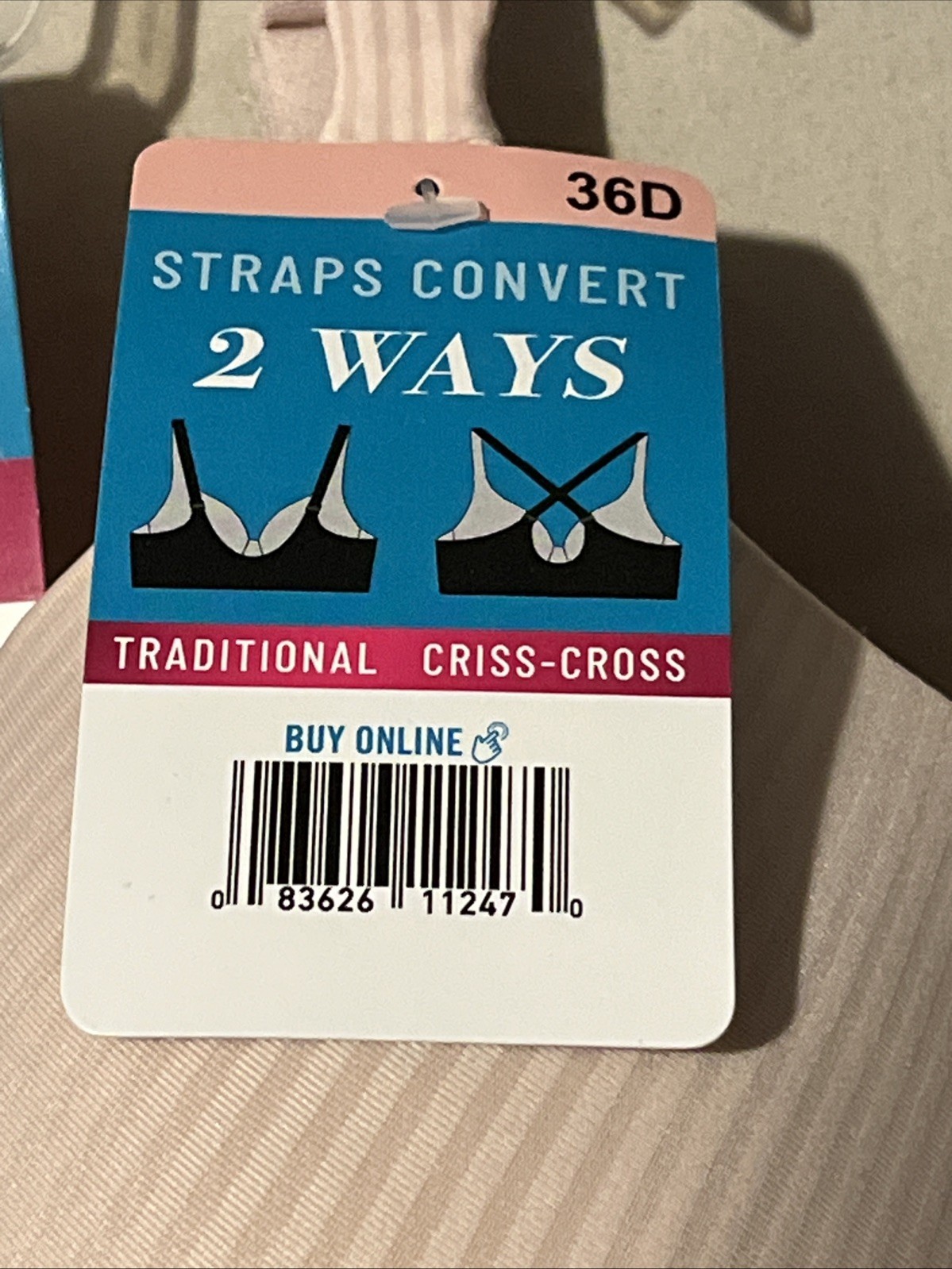 Vanity Fair Radiant Collection Comfort Bra Size 36D New With Tags