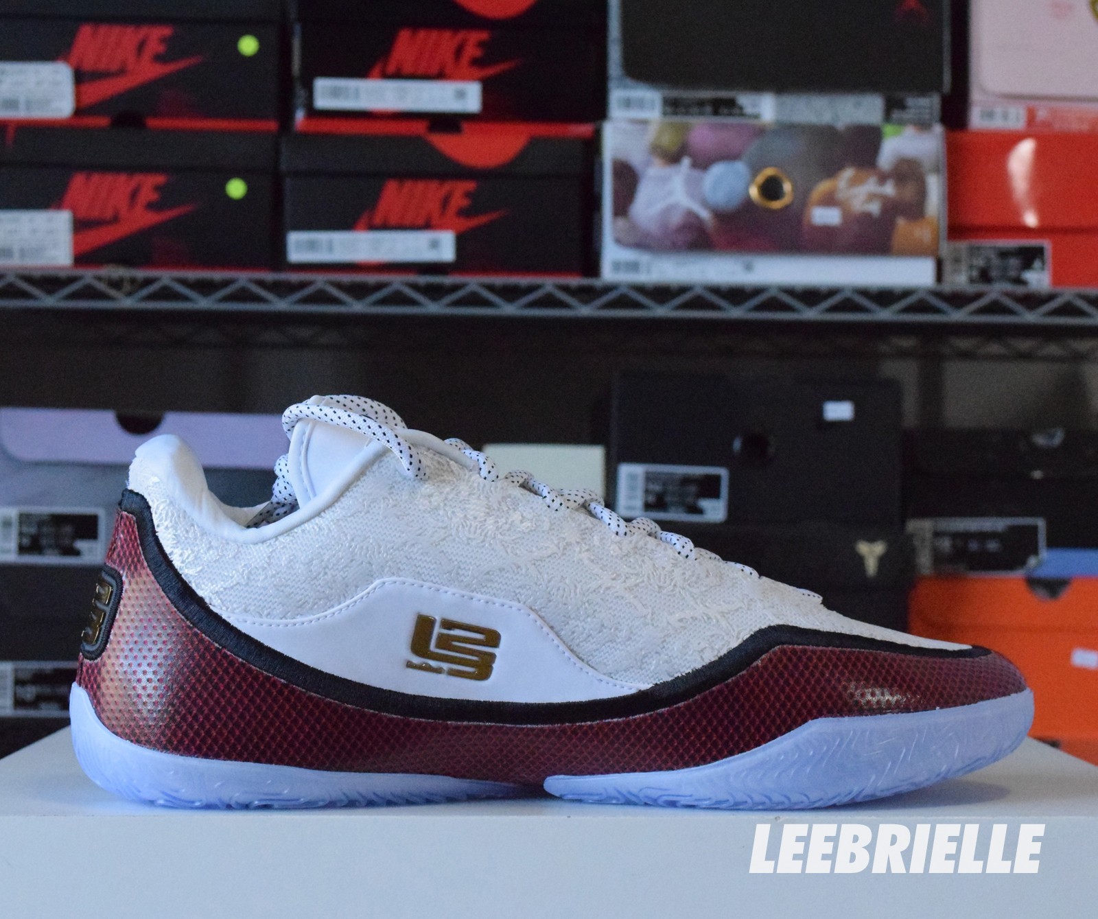 Size 15 – Nike LeBron 23 Grand Opening White Red Gold Black HJ5629-100