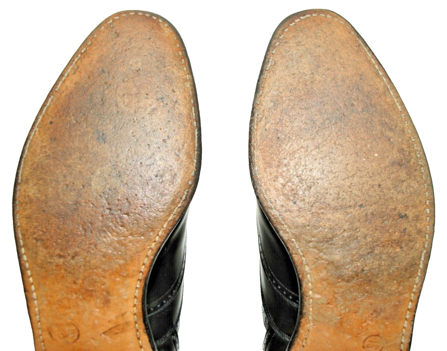Men’s Shoes JOHNSTON & MURPHY Wingtip Brogue Balmoral Sz 8.5 D Black Leather