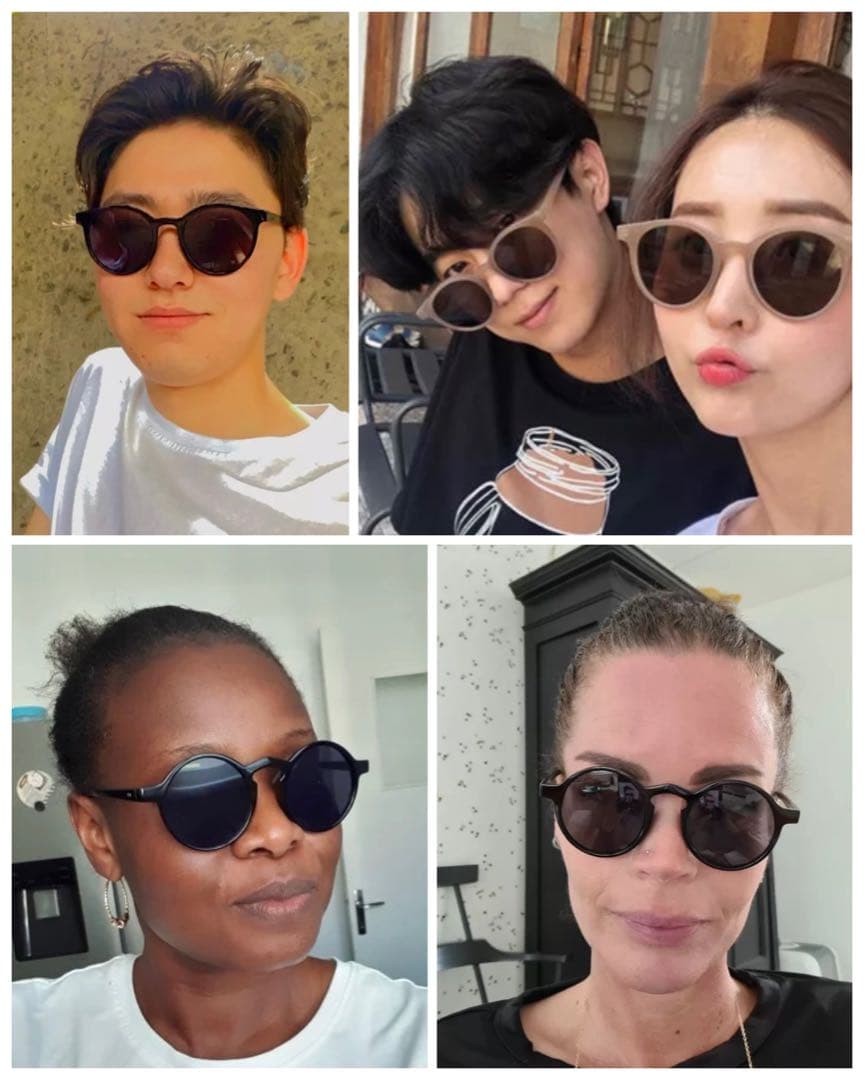 Sunglasses Round Glasses Tortoiseshell Pattern Lens Fashion Glasses