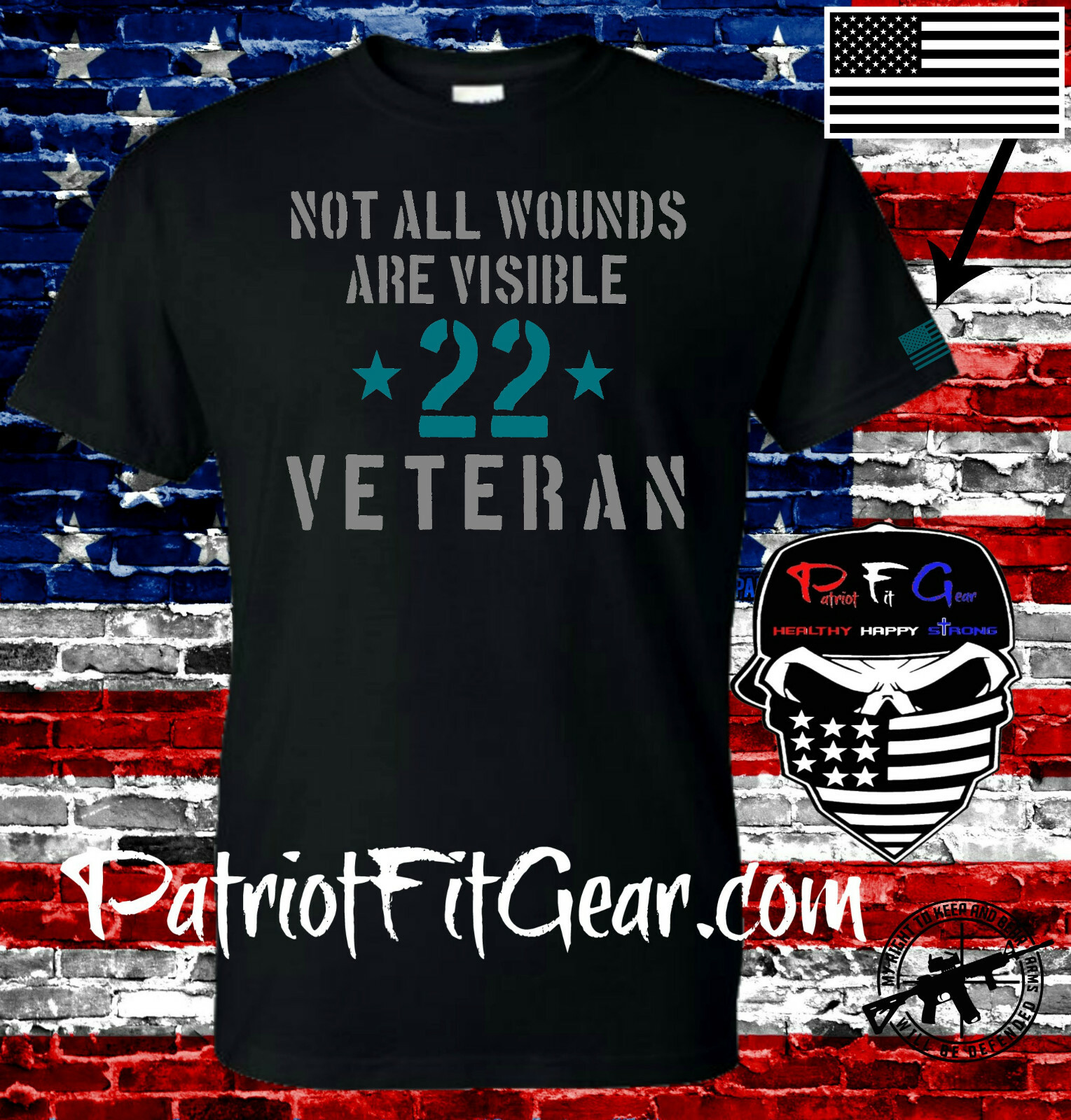 t shirt,Veteran 22,Not All Wounds Are Visible,PTSD Awareness,Support Our Troops