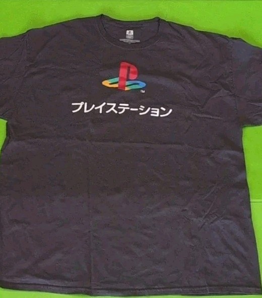 Sony Playstation Graphic Print Video Game T-Shirt XXL Short Sleeve Japan