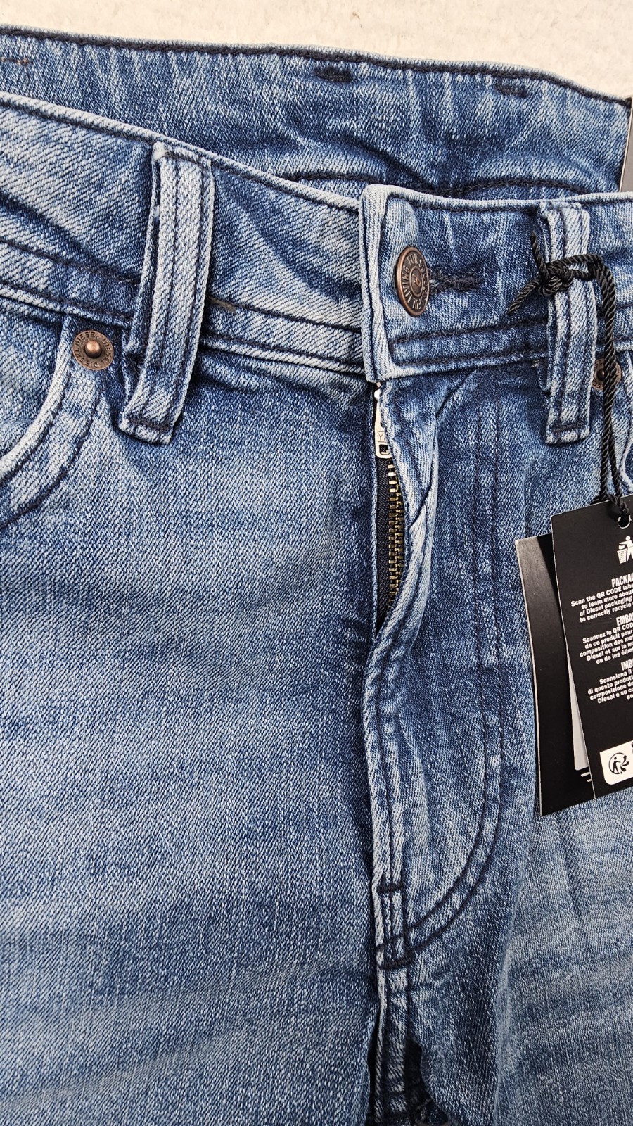 Diesel Thommer-R Slim Fit Jeans Mens 32×32 Light Blue Denim RB066 MSRP$195