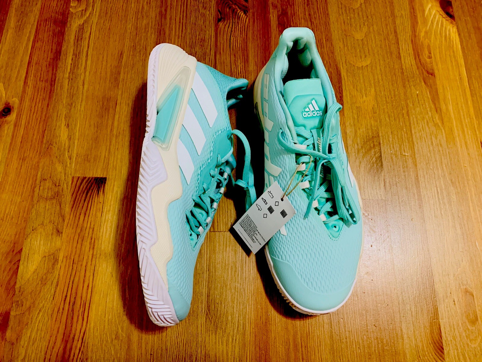 Adidas Barricade clay tennis & pickleball athletic shoes green GV9526 NWOB sz 10