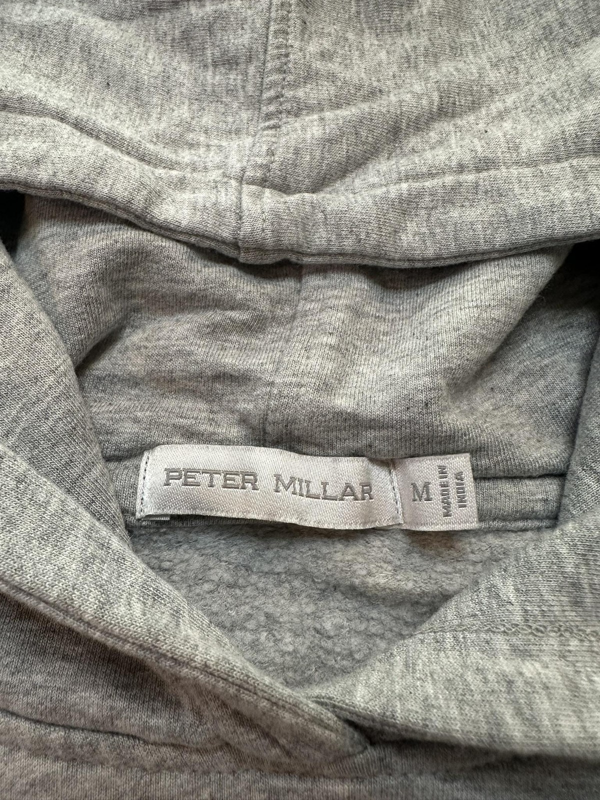 Peter Millar Hoodie Womens Medium Gray Pullover Lightweight Cotton Modal Blend