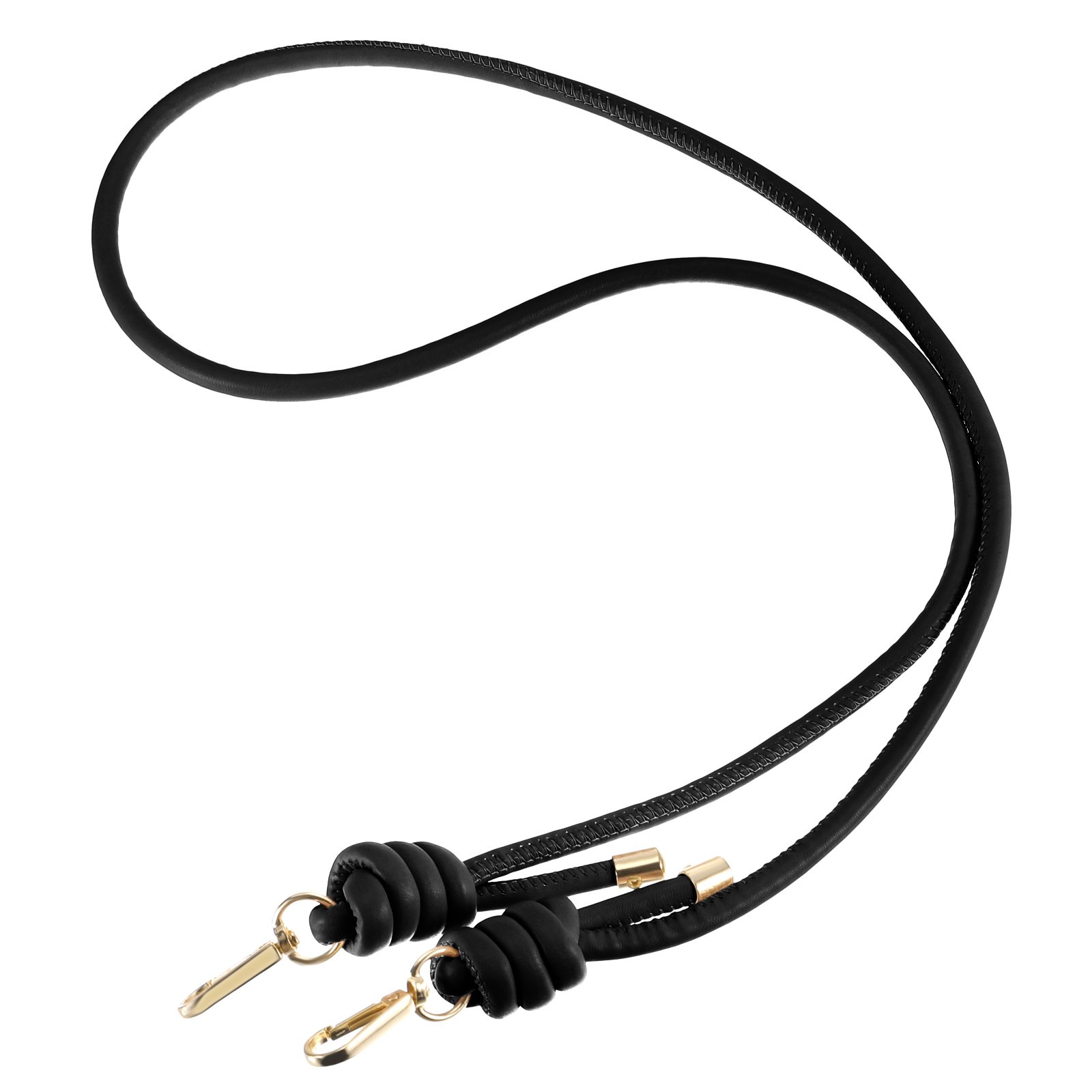 47.2″ Leather Purse Replacement Strap for Handbag Crossbody Bag, Black