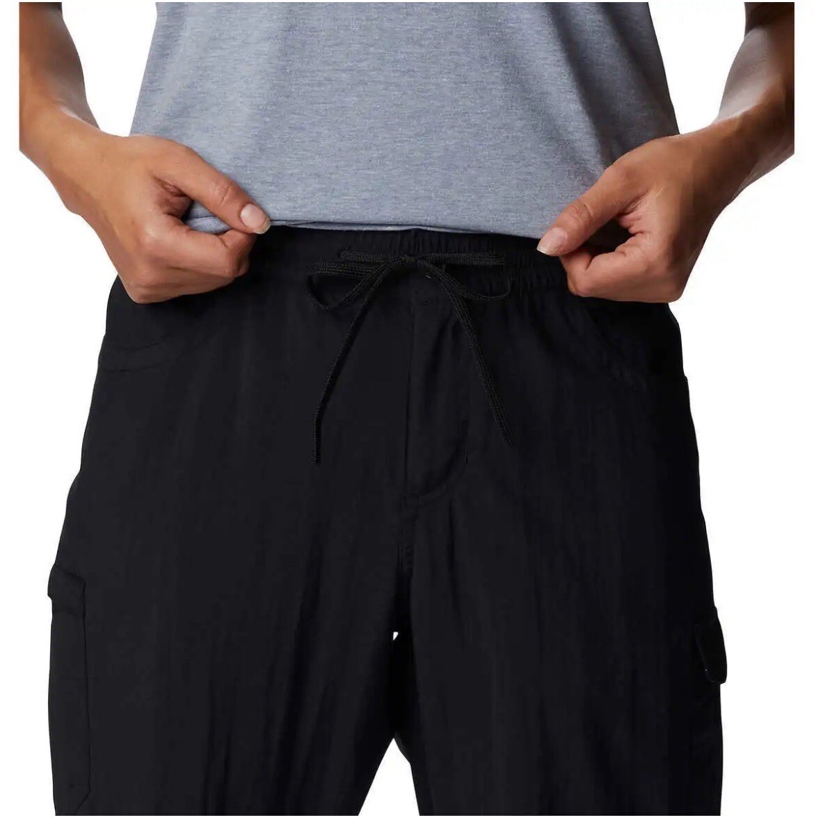 Columbia Ladies’ Omni-Shield Roll-up Capri Pants – Black – Small – Water Repel