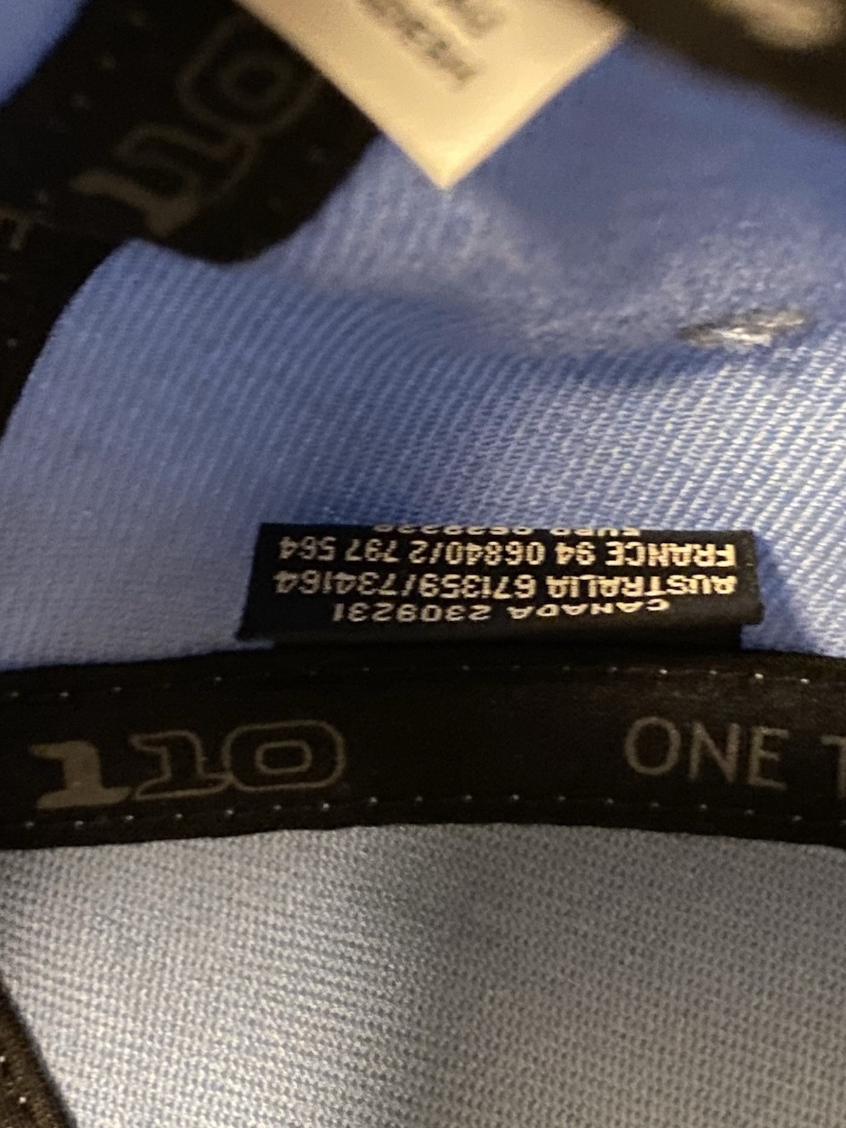 110 One Ten Flex Fit Cap Blue Tropical NWT