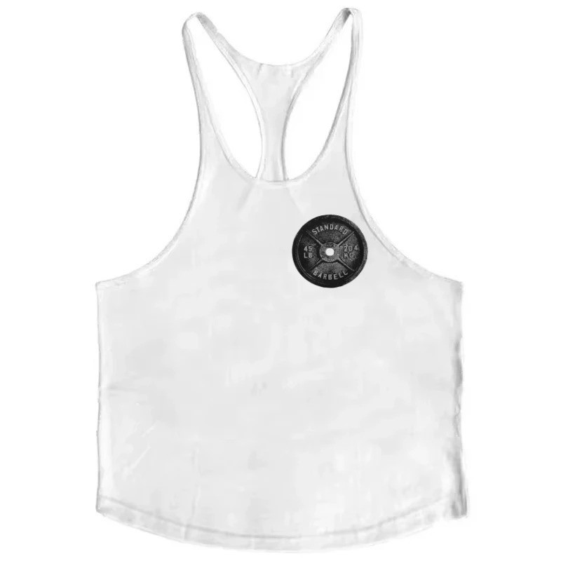 Mens Gym Stringer Tank Top Cotton Sleeveless Bodybuilding Workout Shirt Fit