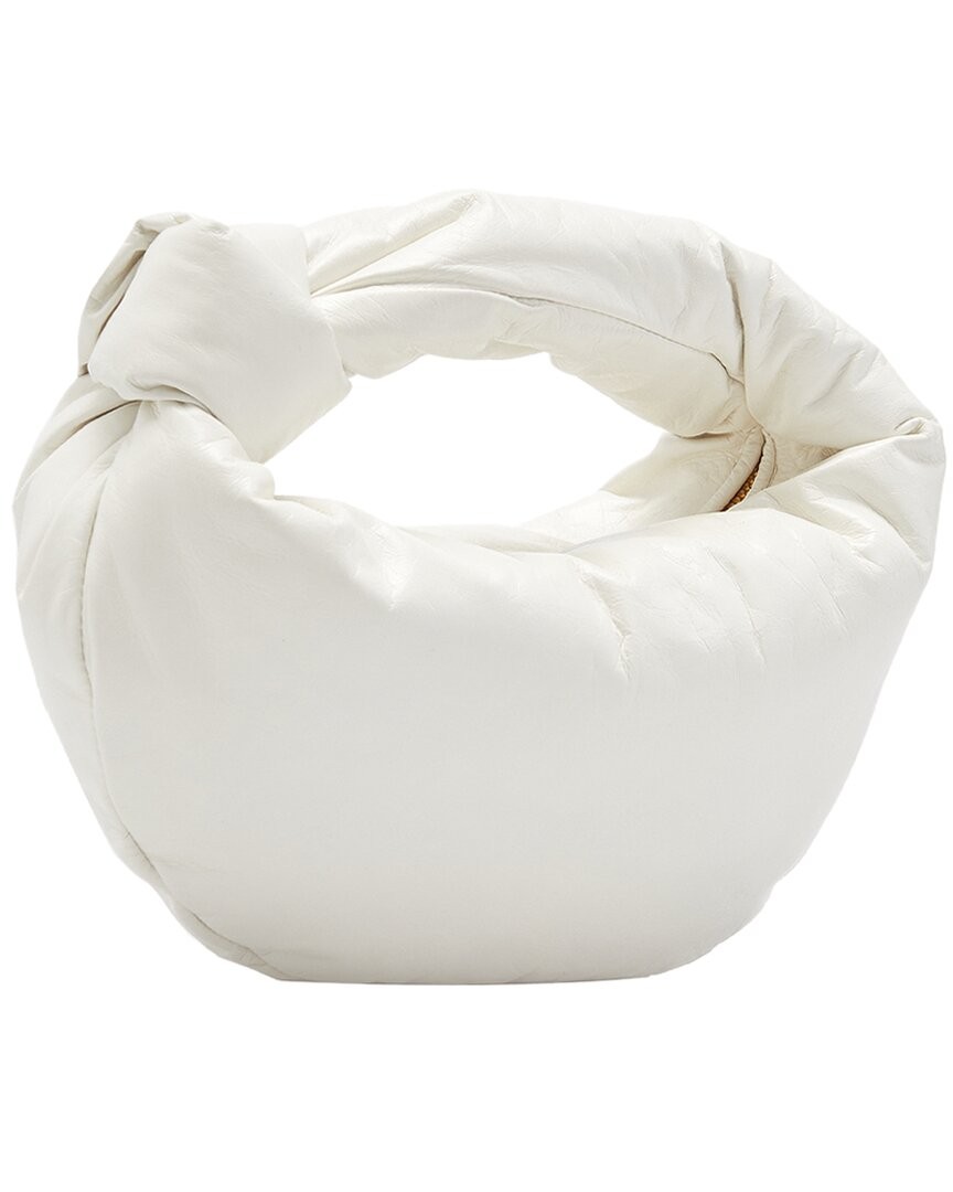 Bottega Veneta Mini Jodie Leather Shoulder Bag Women’s White