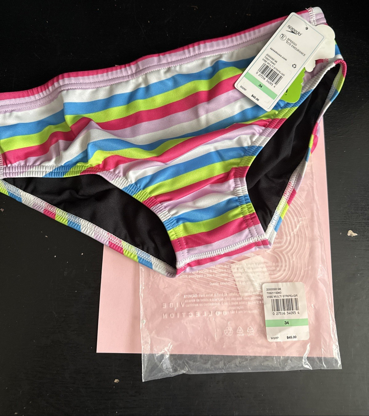 NWT! SPEEDO Eco Endurance VIBE COLLECTION Swim BRIEFS ~ 28 / 30 / 32 / 34 / 38