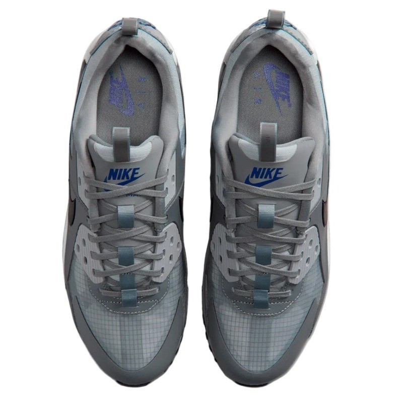 Nike Air Max 90 Drift Cool Grey Deep Royal Blue IO1908-002 Men’s Size New