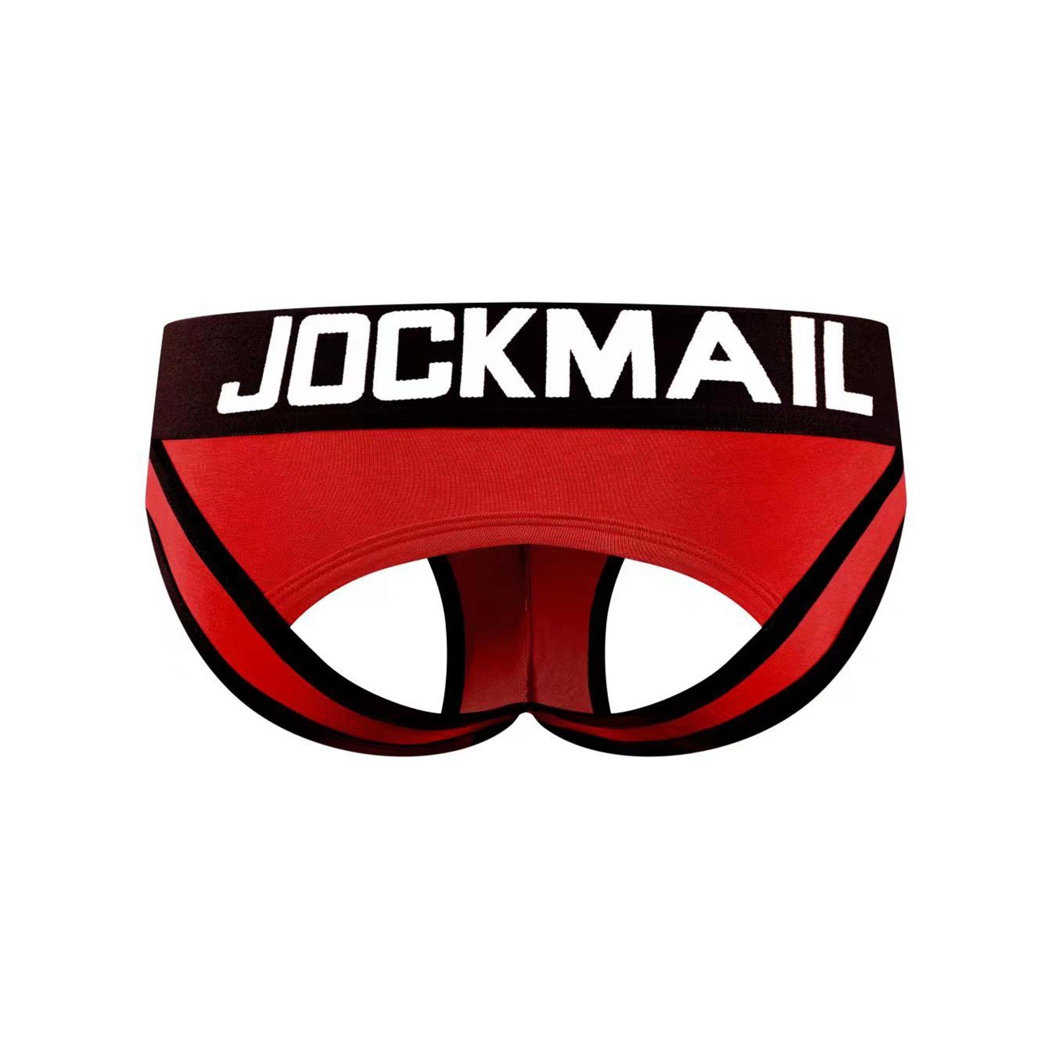 Men’s Jockstrap Low Waist Briefs with Open Back Modal Sexy Underwear
