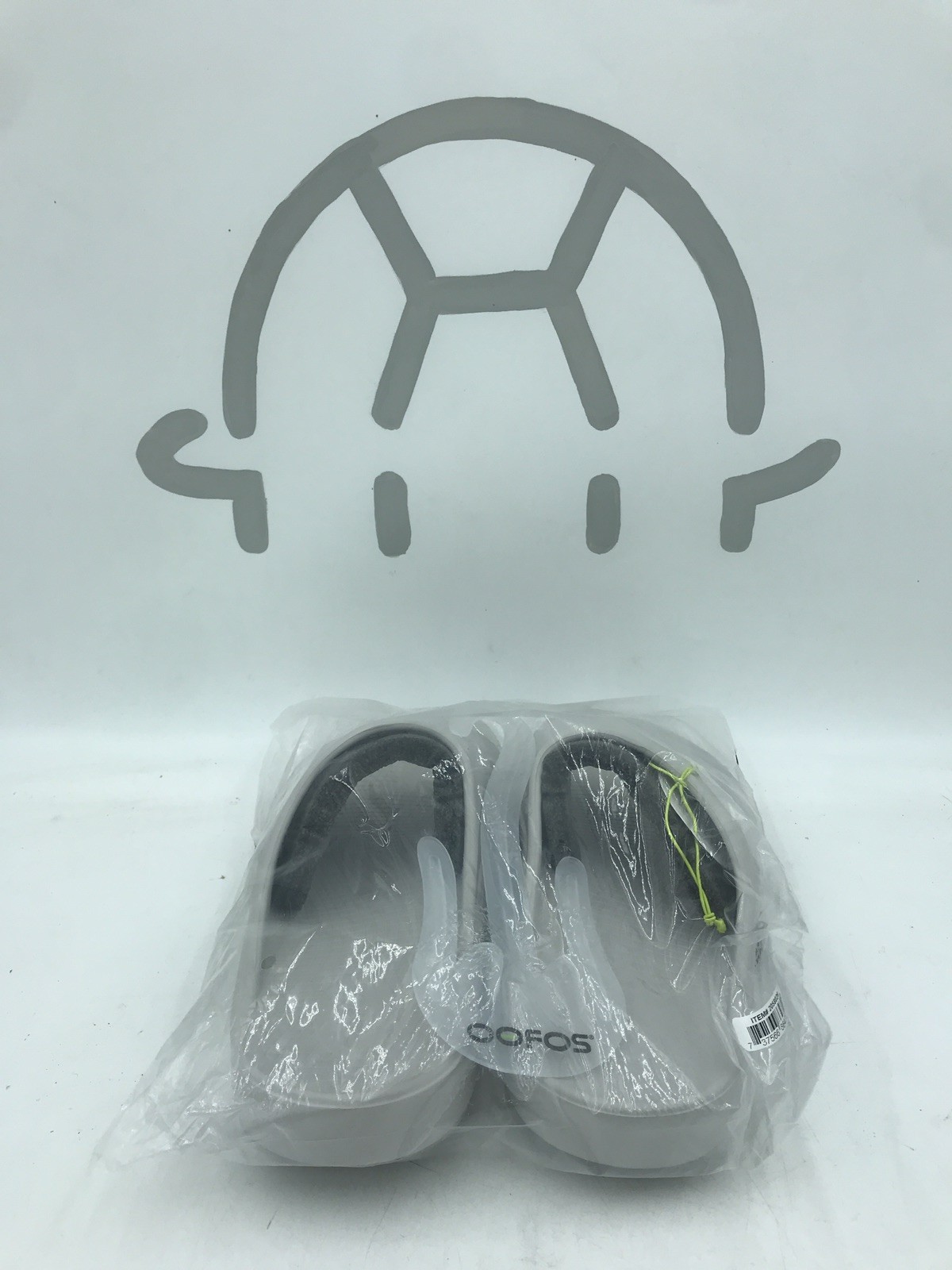 OOFOS OOahh Sport Slide Sandal Gray Lightweight Recovery Footwear Pick Size