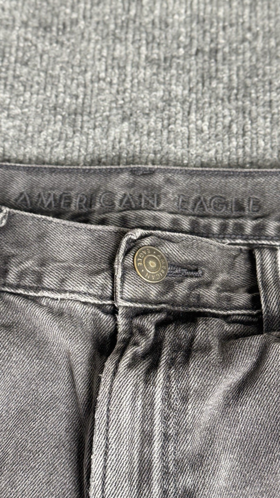 American Eagle Outfitters Stretch Mom Jeans Gray 8