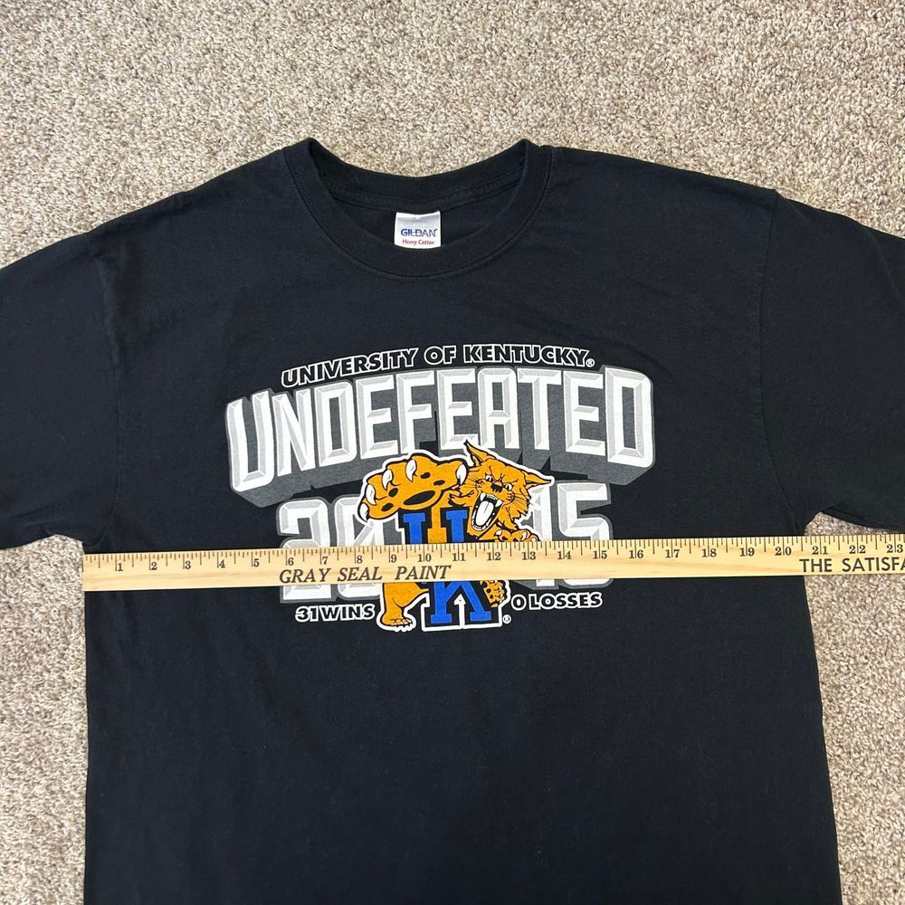 Kentucky Wildcats UK 2015 Undefeated Regular Season Champs Shirt Men Size Large