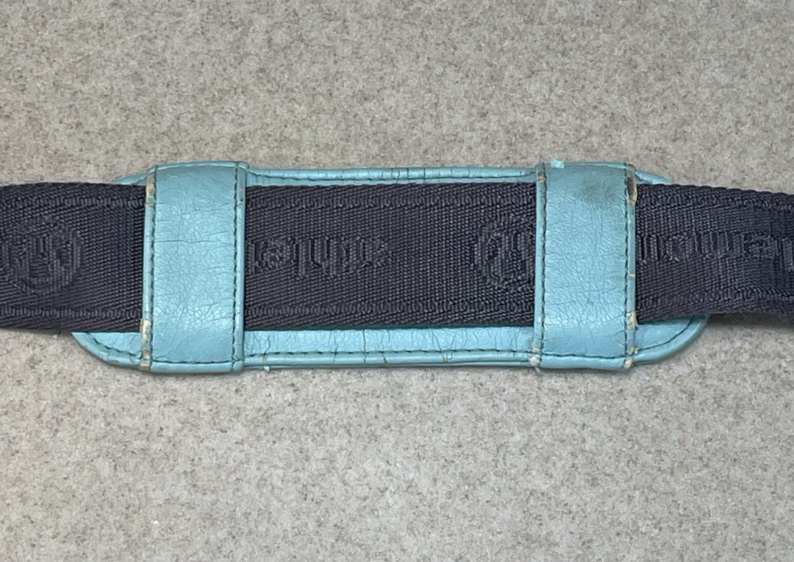 Lululemon Replacement Crossbody Strap Adjustable Detachable 1.5″ Gray/Turquoise