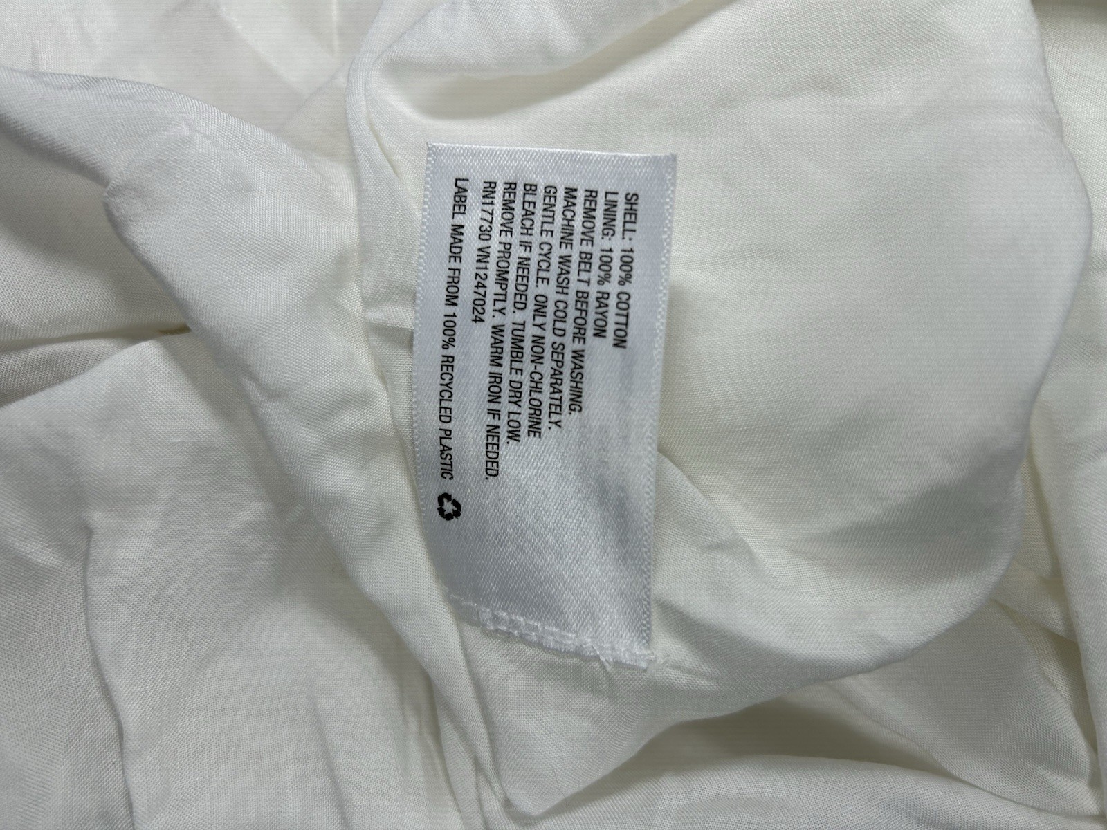 RHODE Target White One Shoulder Dress Mini M NWT Cottagecore Bridal Puff Sleeve