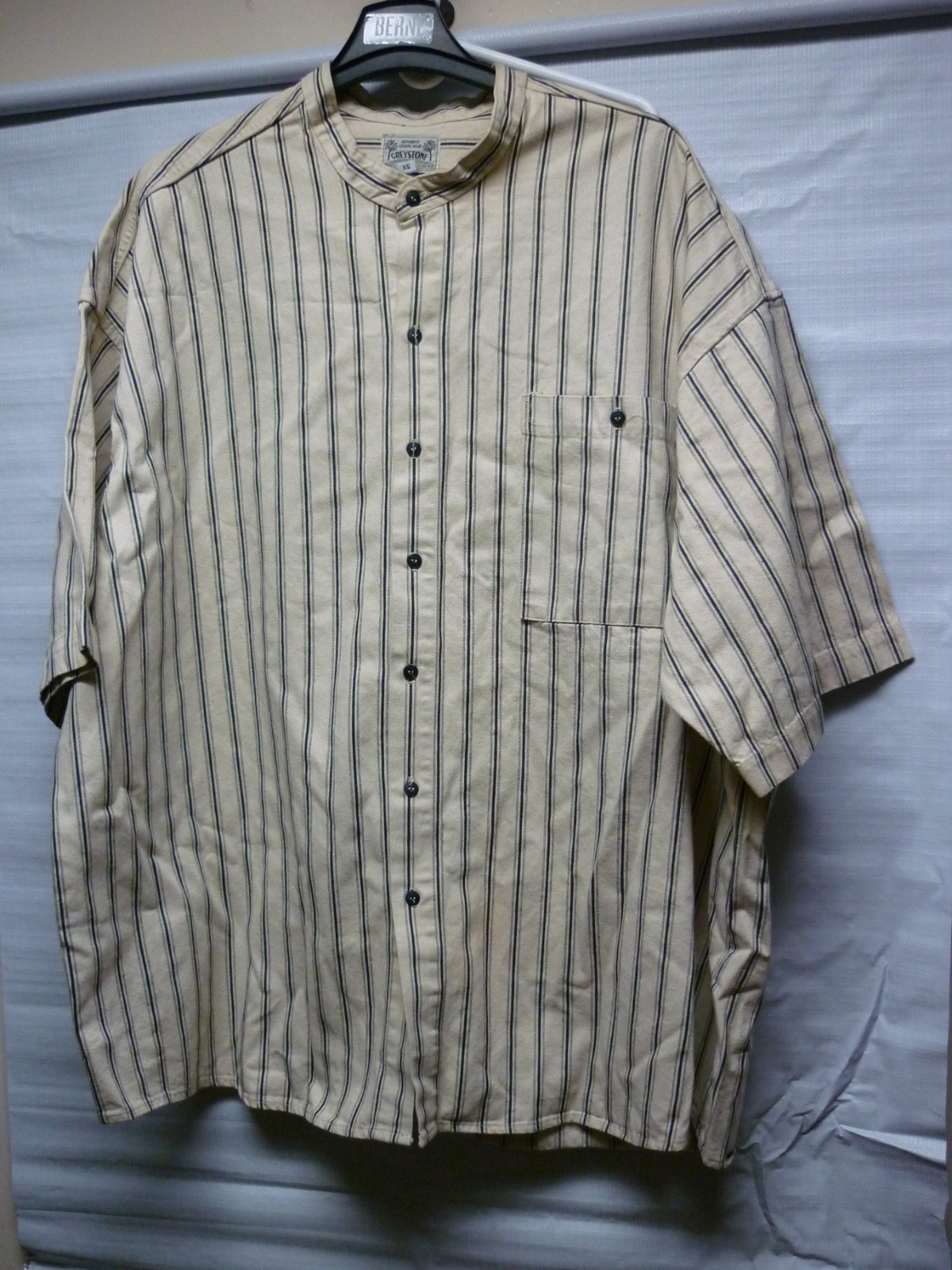 GREYSTONE BIG MAN BUTTON SHIRT SIZE 5X OLD STOCK USA