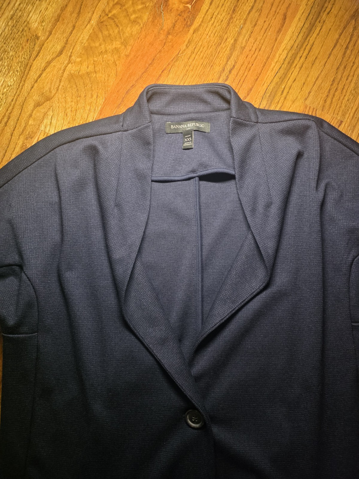 Banana Republic Milano Stitch Sweater Blazer Womens XXS
