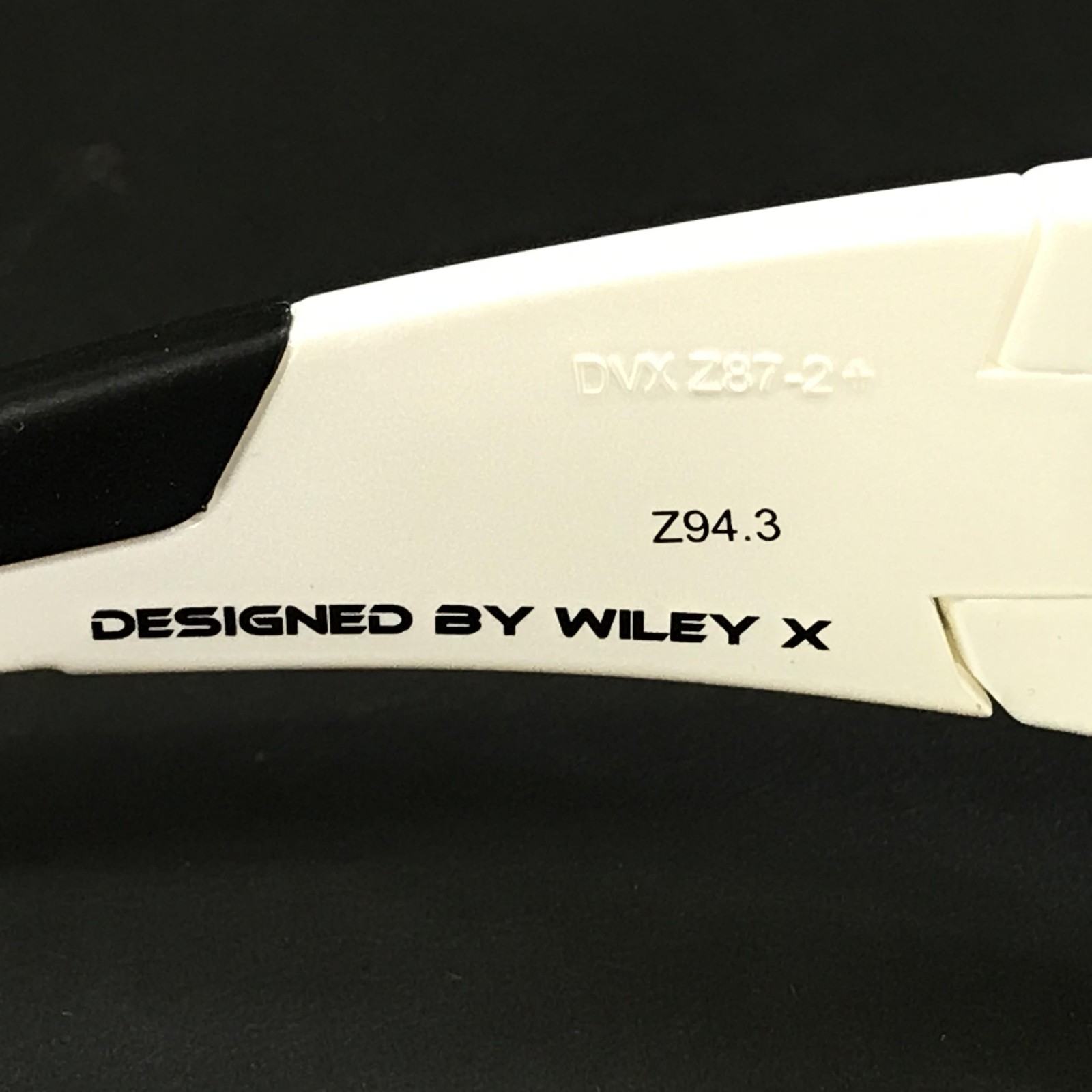 DVX by Wiley X Sunglasses NEXT ZW89582 White Z87 Frames w Black Polarized Lenses