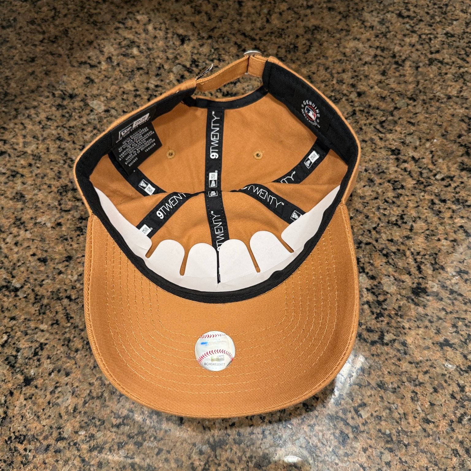 Los Angeles Dodgers Hat New Era 9TWENTY Strap Back Tan MLB Dad Cap New