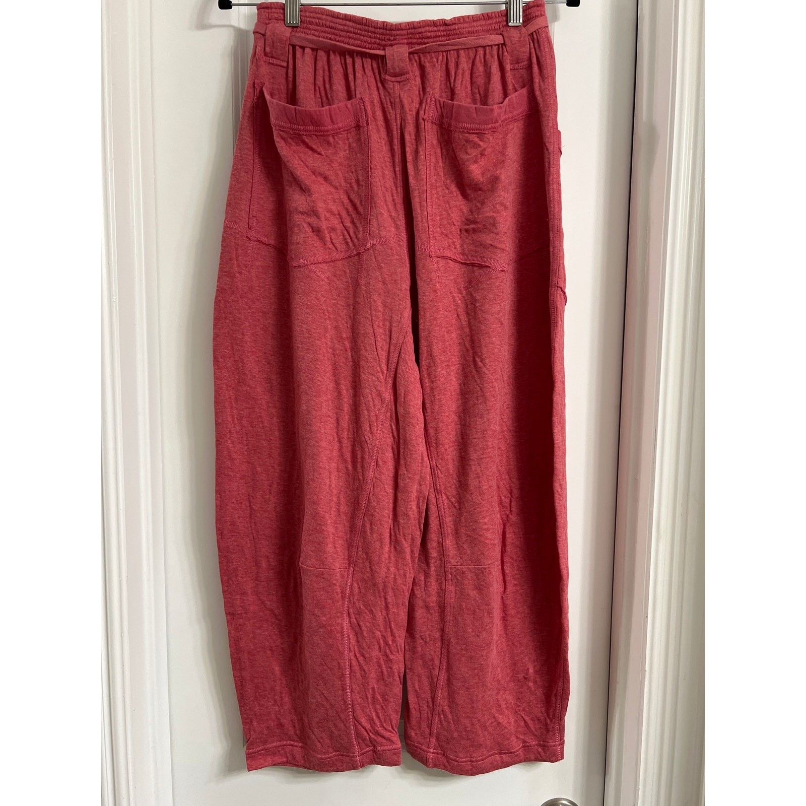 NWOT Free People Intimately Wait A Minute Barrel Pants | Slate Rose | Size S