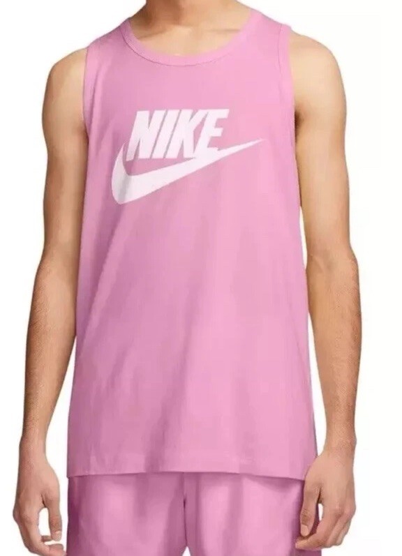 NEW Mens Nike Sportswear Icon Futura Tank Top Size 2XL Pink NWT