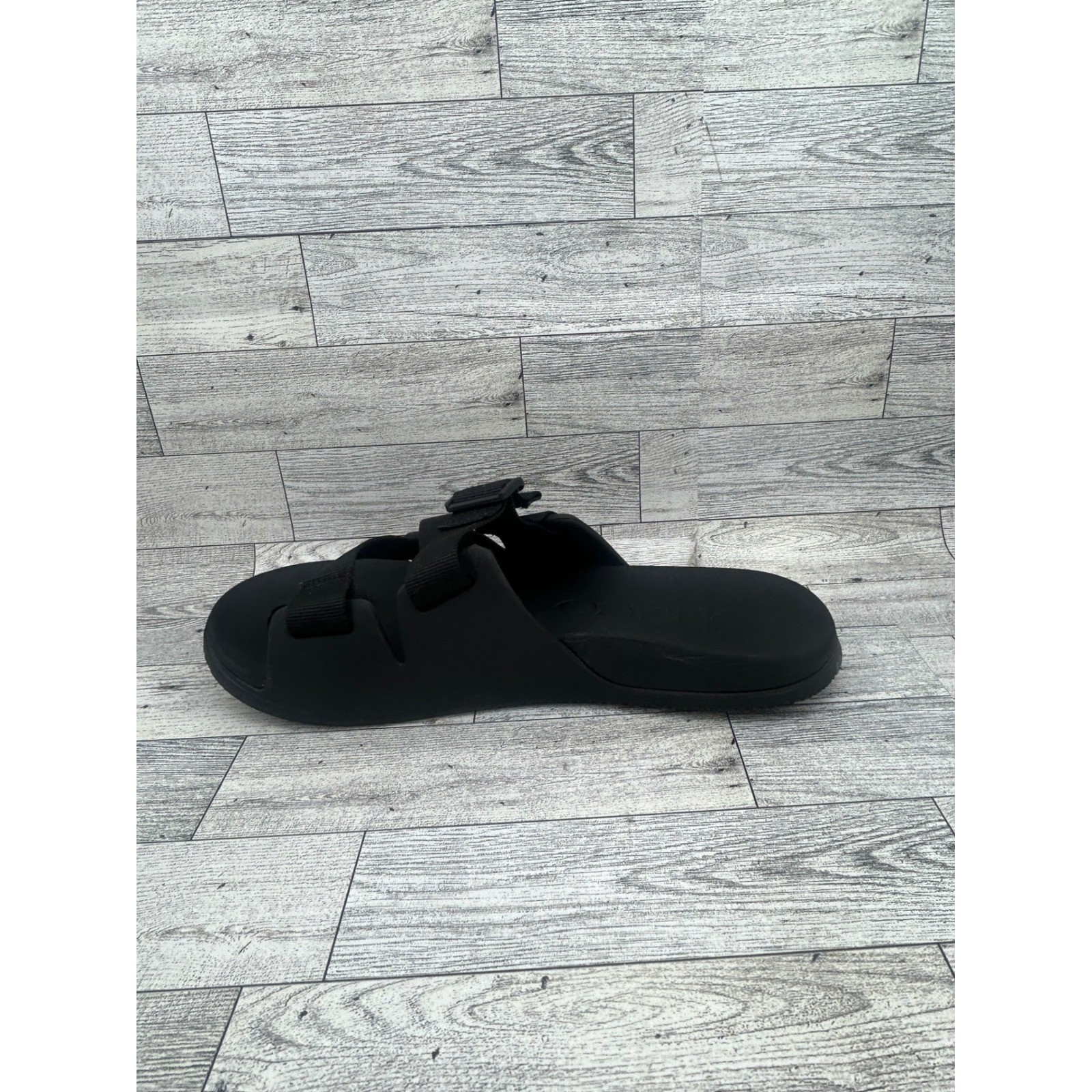 Chaco Chillos Slide Sandals Black Adjustable Z-Strap Sport Recovery Men Sz 10