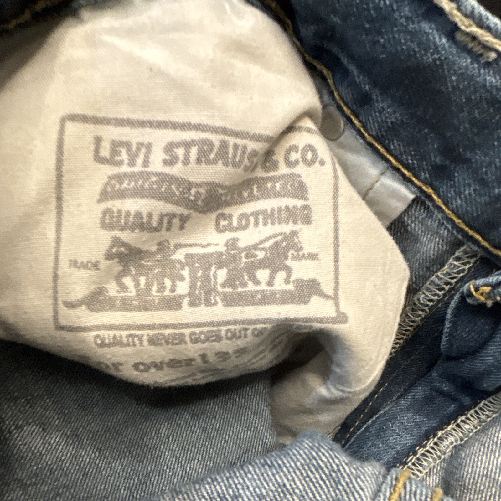 Levi’s Men’s Relaxed Fit Mid Rise Medium Wash Cotton Denim Straight Jeans