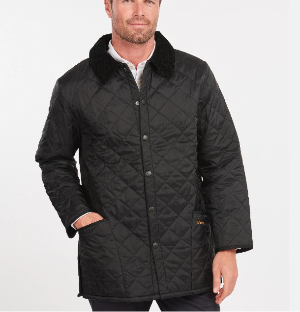 Barbour Heritage Liddesdale Quilted Jacket MSRP $ 260 in Black