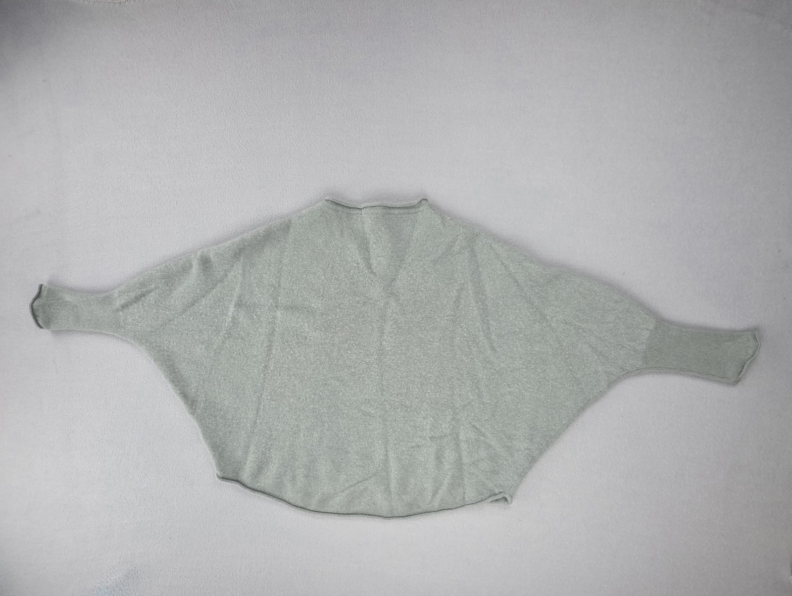 Quince Womens Mongolian Cashmere Batwing Sweater Sea Spray Green L/XL