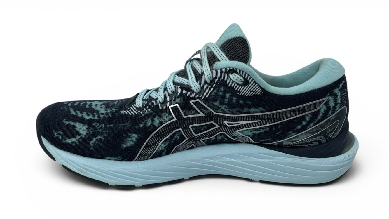 ASICS Gel Cumulus 23 Gray & Teal Sneakers Running Shoes Women Size 9.5
