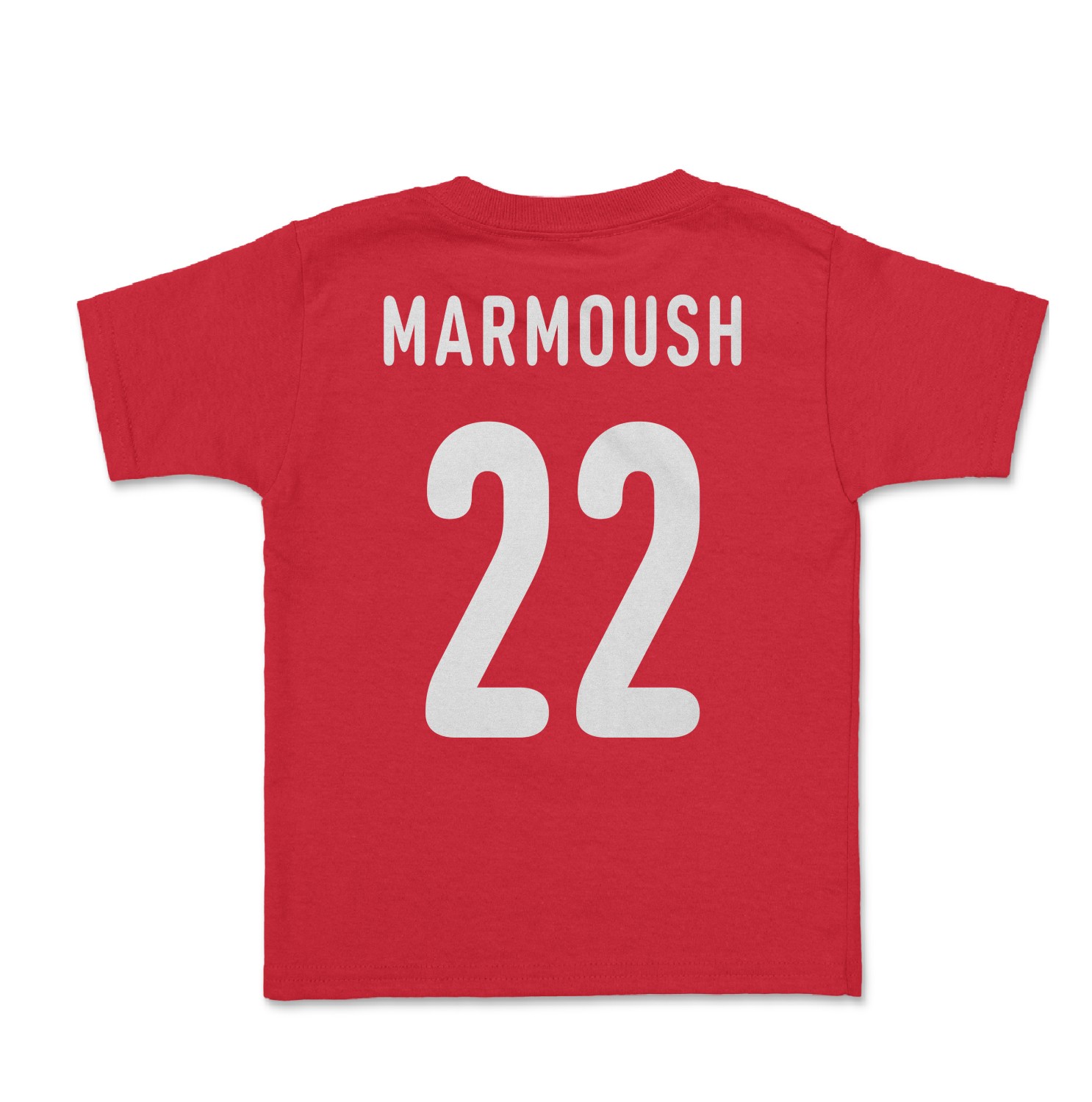 Egypt Marmoush 22 Inspired Soccer Jersey Style 2-Side Toddler T-Shirt