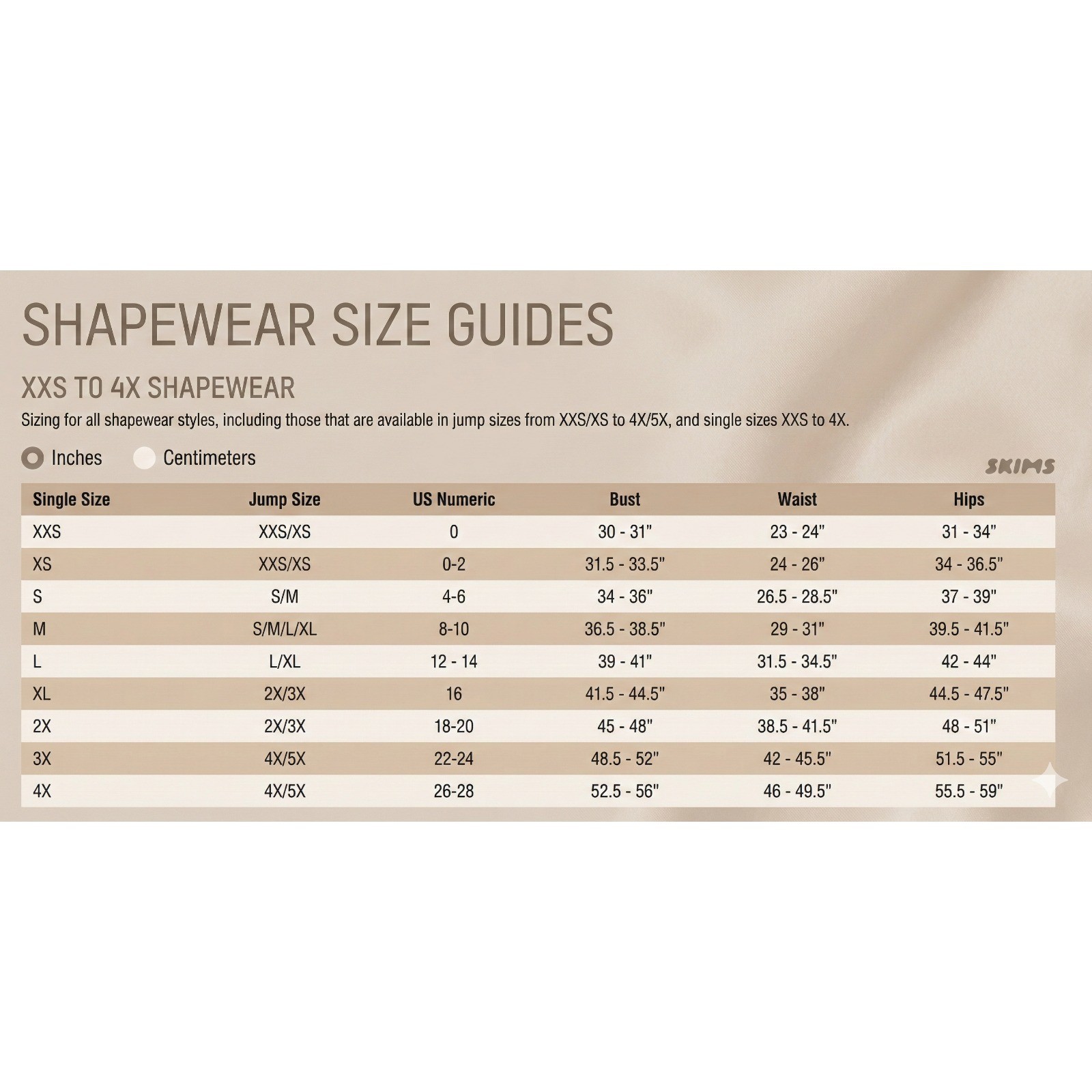 SKIMS Clay Arm Shaper Sleeves Open Bust Compression Slimming Shrug Beige Size S