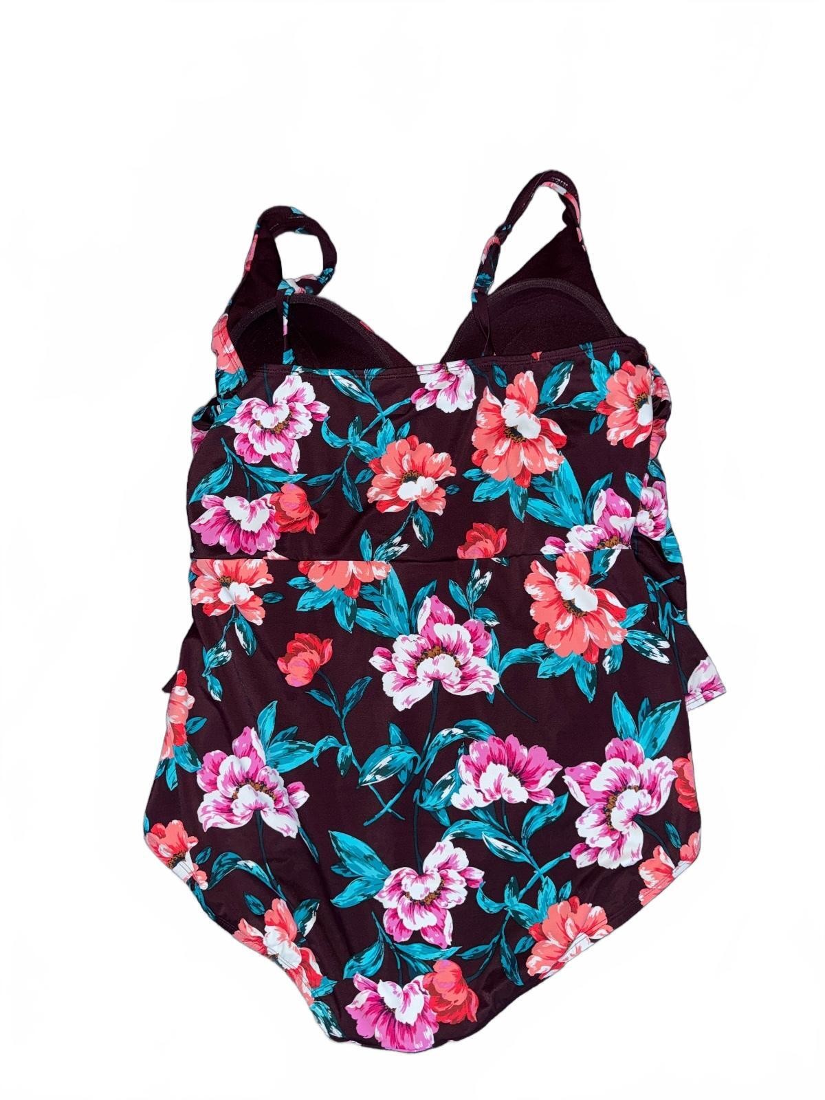 Embrace Your Curves Floral One-Piece Swimsuit Size 2X