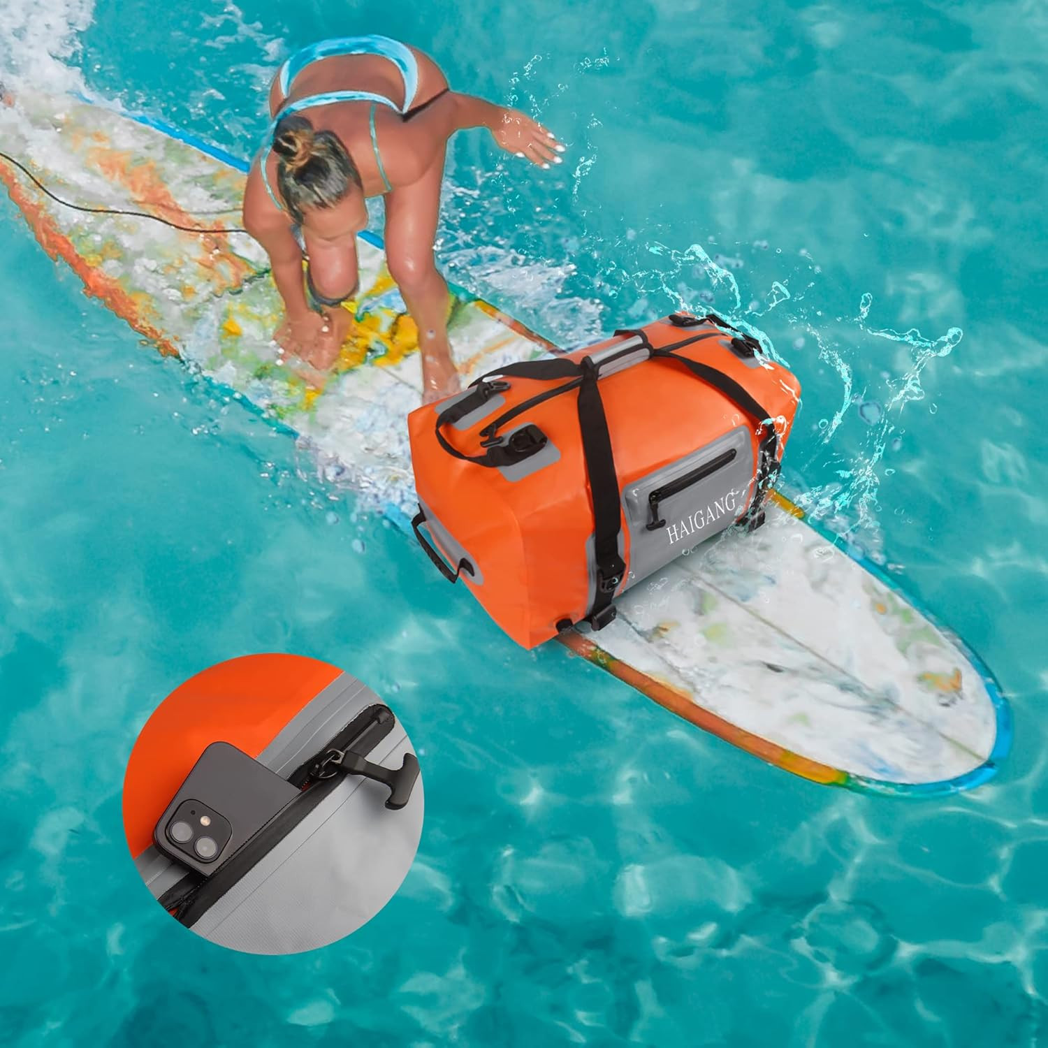 70L Waterproof Duffel Bag – Perfect for Boating, Rafting & Kayaking Adventures